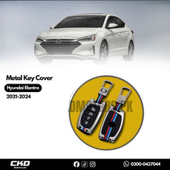 Metal Key Cover for Hyundai Elantra 2021-2024