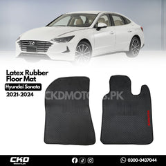 Latex Rubber Floor Mat For Hyundai Sonata 2021-2024