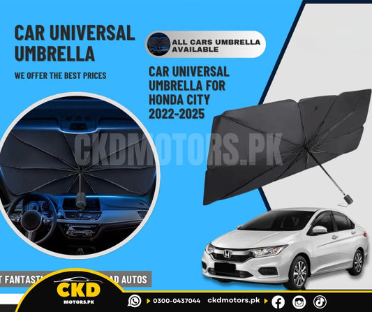 Foldable Car Umbrella Sun Shade for Honda City 2022–2025
