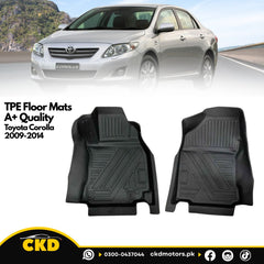 High Quality TPE Floor Mats  For  Corolla 2009–2014