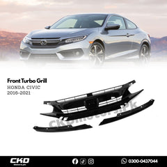 Honda Civic X 2016-2021 Front Turbo Grill