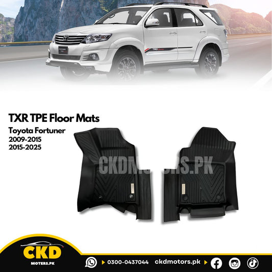 TXR TPE Floor Mats for Toyota Fortuner 2012-2015