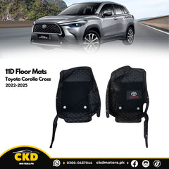 11D Floor Mats For Toyota Cross 2022-2025