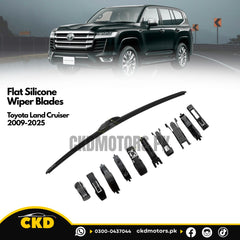 Flat Silicone Wiper Blades For Toyota Land Cruiser 2009-2025