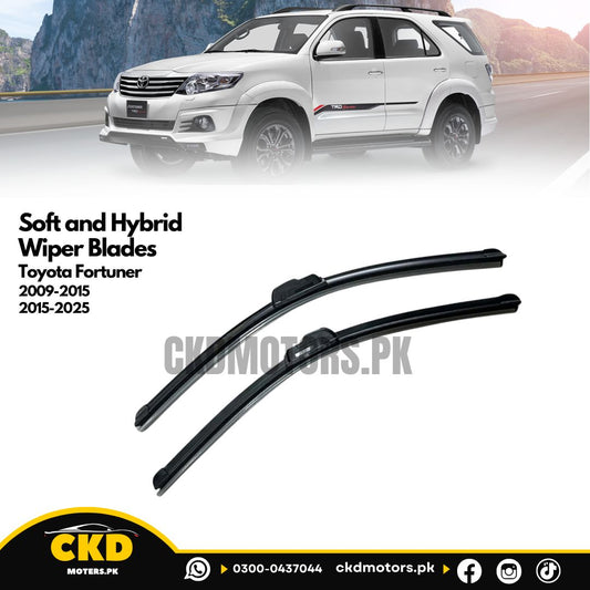 Soft and Hybrid Car Wiper Blades for Toyota Fortuner 2012-2015