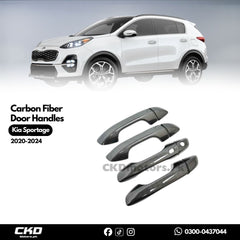 KIA Sportage 2020-24 Carbon Fiber Door Handles