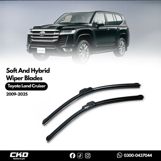 Soft And Hybrid Car Wiper Blades for Toyota Land Cruiser 2009-2025
