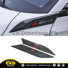 Honda Civic X 2016-21 Carbon Fiber Fender Marker Trim