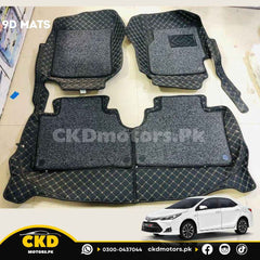 Toyota Corolla 2015-24 9D Floor Mats