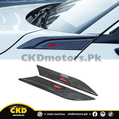 Honda Civic X 2016-21 Carbon Fiber Fender Marker Trim