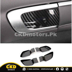 Hyundai Sonata Inner Door Handle Bowl Carbon Fiber Trims | 2021-24