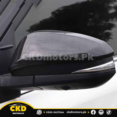 Toyota Fortuner 2017-2024 Carbon Fiber Side Mirrors Covers