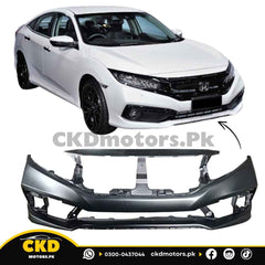 Honda Civic X 2016-2021 US Style Front Bumper