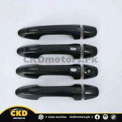 Toyota Fortuner 2017-24 Carbon Fiber Door Handle Covers