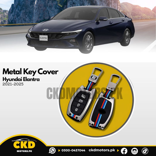 Metal Key Cover For Hyundai Elantra 2024-2025