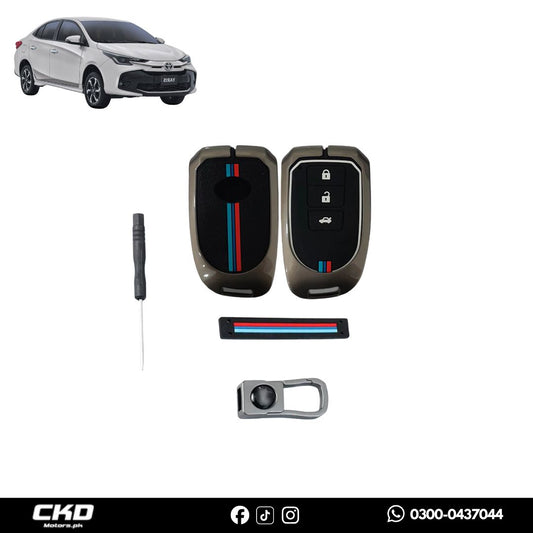 Metal Key Cover For Toyota Yaris 2020-2025