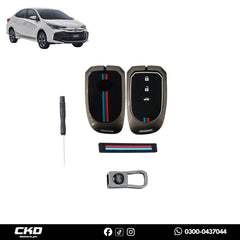 Metal Key Cover For Toyota Yaris 2020-2025