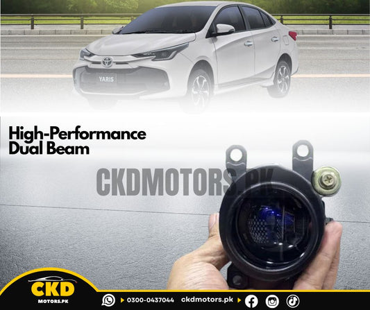 2-Inch BI LED Projector Lights For Toyota Yaris 2020-2025