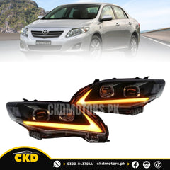 Nike Style Headlights for Toyota Corolla 2009-2014