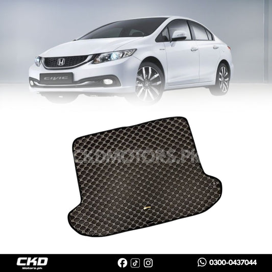 7D Trunk Mat For  Honda Civic Rebirth 2012-2015
