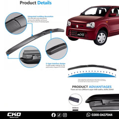 Smooth and Clear Visibility Car Wiper Blades for Suzuki Alto 2014-2025