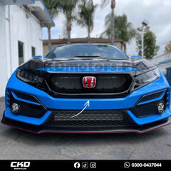 Honda Civic X 2016-2021 JS Racing Front Grill