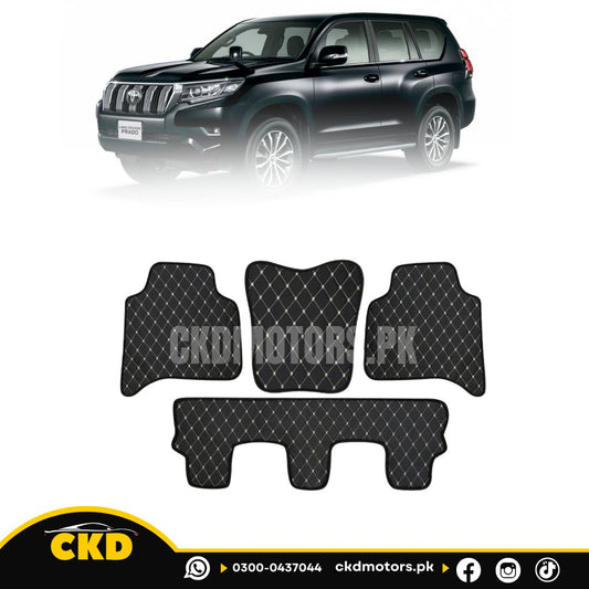 Luxury Car Floor Mat For Toyota Prado 2009–2020