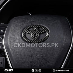 Toyota Carbon Fiber Steering Logo