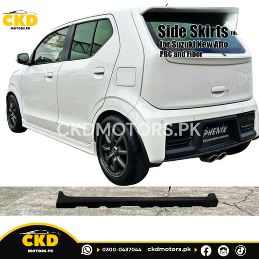 Side Skirts (Non-Painted) for Suzuki New Alto 2014 2025