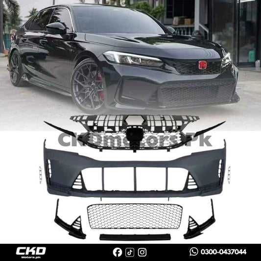 Honda Civic 11 Gen Type R Front Bumper | 2022-24