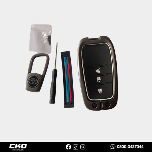 Metal Key Cover for Toyota Hillux Revo 2017-2025