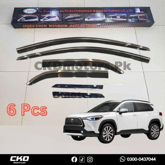 Toyota Corolla Cross 2024 TXR Air Press | Premium Quality Air Visor