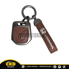 Leather Key Cover For Honda Civic Reborn 2009–2012