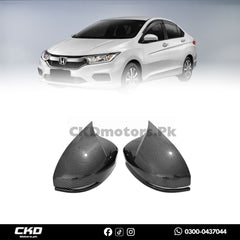 Honda City 2021-24 Carbon Fiber Batman Style Side Mirror Covers