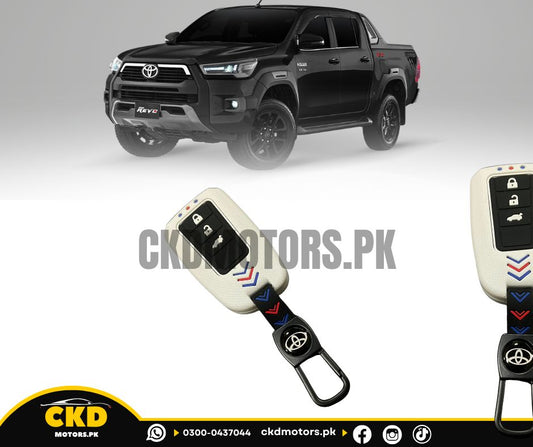 Carbon Fiber Key Cover For Toyota Revo 2017-2025