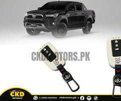Carbon Fiber Key Cover For Toyota Revo 2017-2025