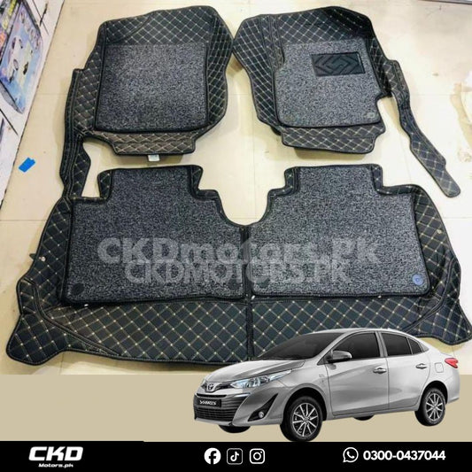 Toyota Yaris 2020-2024 9D Floor Mats