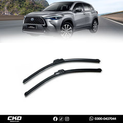 Soft and Hybrid Car Wiper Blades for Toyota Cross 2023-2025