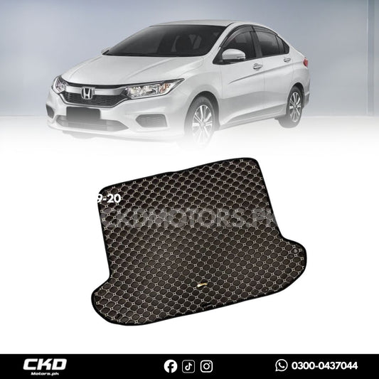 7D Trunk Mat For Honda City 2009-2020
