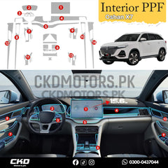 Oshan X7 Interior PPF Exclusive TPU Material