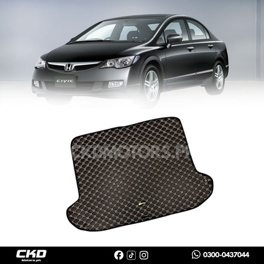 7D Trunk Mat  For Honda Civic Reborn 2007-2012