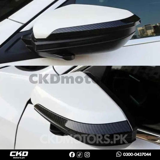 Honda Civic X 2016-21 Carbon Fiber Side Mirror Small Trims