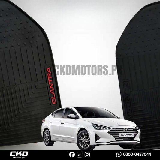 Latex Rubber Floor Mats For Hyundai Elantra 2021-2024