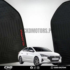Latex Rubber Floor Mats For Hyundai Elantra 2021-2024