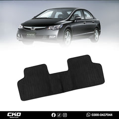 Latex Rubber Floor Mats For Honda Civic Reborn 2007-2012