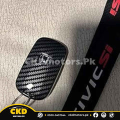 Honda Civic X Carbon Fiber Key Cover 4 Button | 2016-21