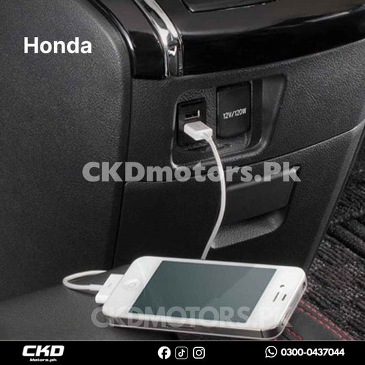 Car USB Socket Charger For Honda Cars