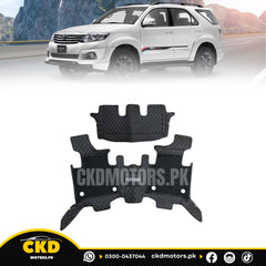 11D Floor Mats For Toyota Fortuner 2012-2015