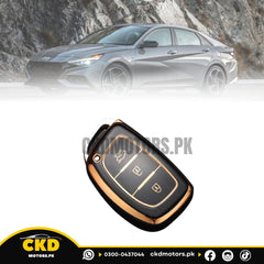 TPU Car Key Cover for Hyundai Elantra 2024-2025