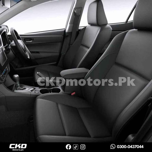 Toyota Corolla X Black Leather Car Seats Covers | 2015-24